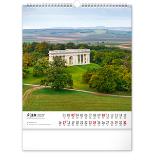 Fotografie k reklamnímu předmětu „NOTIQUE Nástěnný kalendář Česká republika 2027, 30 x 34 cm“