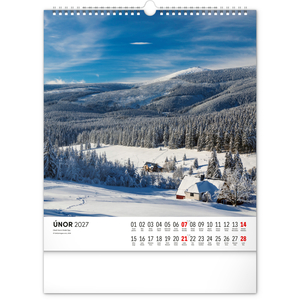 Fotografie k reklamnímu předmětu „NOTIQUE Nástěnný kalendář Krkonoše 2027, 30 x 34 cm“