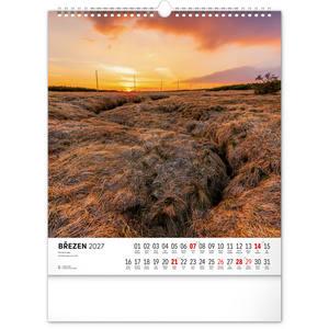 Fotografie k reklamnímu předmětu „NOTIQUE Nástěnný kalendář Krkonoše 2027, 30 x 34 cm“