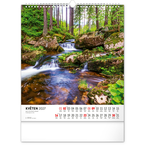 Fotografie k reklamnímu předmětu „NOTIQUE Nástěnný kalendář Krkonoše 2027, 30 x 34 cm“