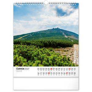 Fotografie k reklamnímu předmětu „NOTIQUE Nástěnný kalendář Krkonoše 2027, 30 x 34 cm“