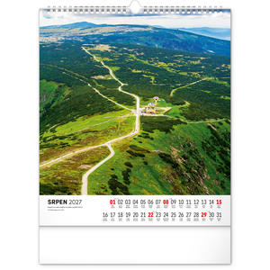 Fotografie k reklamnímu předmětu „NOTIQUE Nástěnný kalendář Krkonoše 2027, 30 x 34 cm“