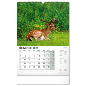Fotografie k reklamnímu předmětu „NOTIQUE Nástěnný kalendář Myslivecký 2027, 33 x 46 cm“