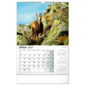 Fotografie k reklamnímu předmětu „NOTIQUE Nástěnný kalendář Myslivecký 2027, 33 x 46 cm“