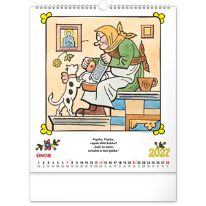 Fotografie k reklamnímu předmětu „NOTIQUE Nástěnný kalendář Josef Lada – Říkadla 2027, 30 x 34 cm“