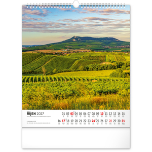 Fotografie k reklamnímu předmětu „NOTIQUE Nástěnný kalendář Toulky moravskou krajinou 2027, 30 x 34 cm“