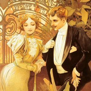 Fotografie k reklamnímu předmětu „NOTIQUE Poznámkový kalendář Alfons Mucha 2026, 30 x 30 cm“