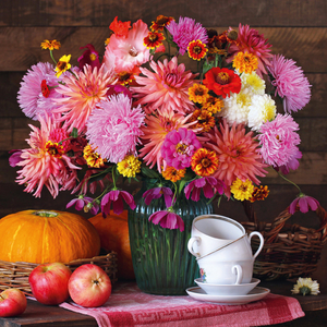 Fotografie k reklamnímu předmětu „NOTIQUE Poznámkový kalendář Květiny 2026, 30 x 30 cm“