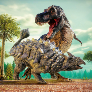 Fotografie k reklamnímu předmětu „NOTIQUE Poznámkový kalendář Dinosauři 2026, 30 x 30 cm“