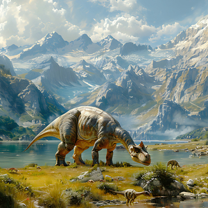 Fotografie k reklamnímu předmětu „NOTIQUE Poznámkový kalendář Dinosauři 2026, 30 x 30 cm“