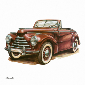 Fotografie k reklamnímu předmětu „NOTIQUE Poznámkový kalendář Classic Cars – Václav Zapadlík, 2026, 30 x 30 cm“