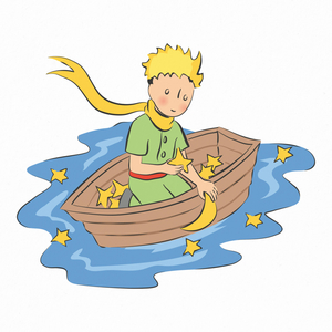 Fotografie k reklamnímu předmětu „NOTIQUE Poznámkový kalendář Malý princ 2026, 30 x 30 cm“