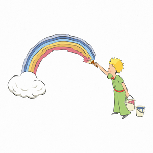 Fotografie k reklamnímu předmětu „NOTIQUE Poznámkový kalendář Malý princ 2026, 30 x 30 cm“