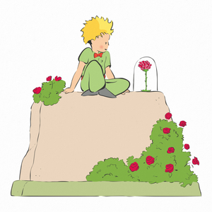 Fotografie k reklamnímu předmětu „NOTIQUE Poznámkový kalendář Malý princ 2026, 30 x 30 cm“