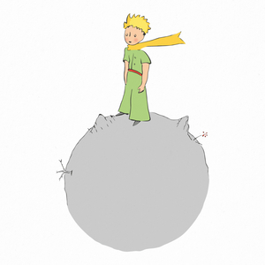 Fotografie k reklamnímu předmětu „NOTIQUE Poznámkový kalendář Malý princ 2026, 30 x 30 cm“