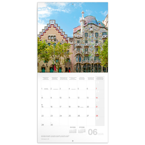 Fotografie k reklamnímu předmětu „NOTIQUE Poznámkový kalendář Barcelona 2026, 30 x 30 cm“