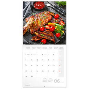 Fotografie k reklamnímu předmětu „NOTIQUE Poznámkový kalendář Gourmet 2026, 30 x 30 cm“
