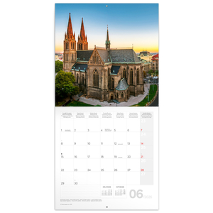 Fotografie k reklamnímu předmětu „NOTIQUE Poznámkový kalendář Praha 2026, 30 x 30 cm“