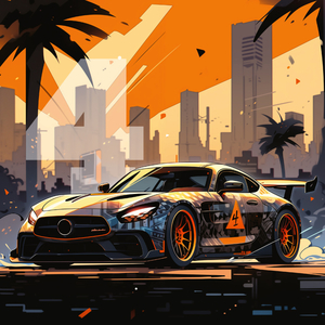 Fotografie k reklamnímu předmětu „NOTIQUE Poznámkový kalendář Fantastická auta 2026, 30 x 30 cm“