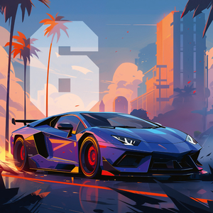 Fotografie k reklamnímu předmětu „NOTIQUE Poznámkový kalendář Fantastická auta 2026, 30 x 30 cm“