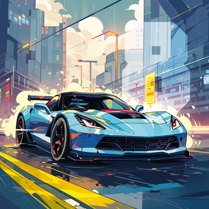 Fotografie k reklamnímu předmětu „NOTIQUE Poznámkový kalendář Fantastická auta 2026, 30 x 30 cm“