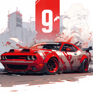 Fotografie k reklamnímu předmětu „NOTIQUE Poznámkový kalendář Fantastická auta 2026, 30 x 30 cm“