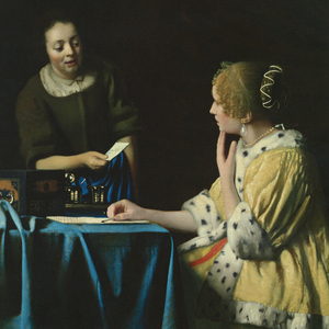 Fotografie k reklamnímu předmětu „NOTIQUE Poznámkový kalendář Johannes Vermeer 2026, 30 x 30 cm“