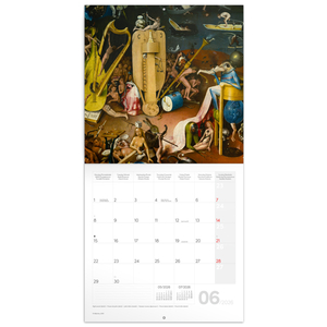 Fotografie k reklamnímu předmětu „NOTIQUE Poznámkový kalendář Hieronymus Bosch 2026, 30 x 30 cm“
