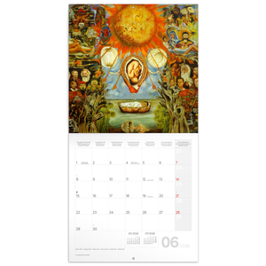 Fotografie k reklamnímu předmětu „NOTIQUE Poznámkový kalendář Frida Kahlo 2026, 30 x 30 cm“