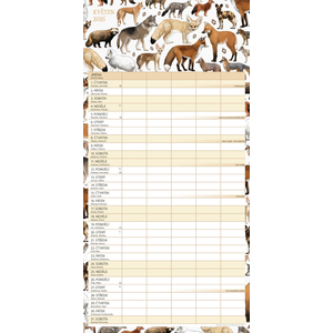 Fotografie k reklamnímu předmětu „NOTIQUE Rodinný plánovací kalendář Animalium 2026, 30 x 30 cm“