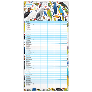 Fotografie k reklamnímu předmětu „NOTIQUE Rodinný plánovací kalendář Animalium 2026, 30 x 30 cm“