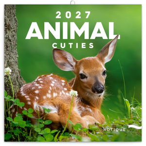 Fotografie reklamního předmětu „NOTIQUE Grid calendar Animal Cuties 2027, 30 x 30 cm“