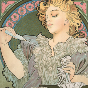 Fotografie k reklamnímu předmětu „NOTIQUE Poznámkový kalendář Alfons Mucha 2027, 30 x 30 cm“