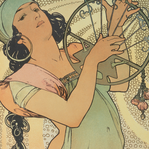 Fotografie k reklamnímu předmětu „NOTIQUE Poznámkový kalendář Alfons Mucha 2027, 30 x 30 cm“