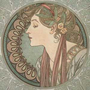 Fotografie k reklamnímu předmětu „NOTIQUE Poznámkový kalendář Alfons Mucha 2027, 30 x 30 cm“