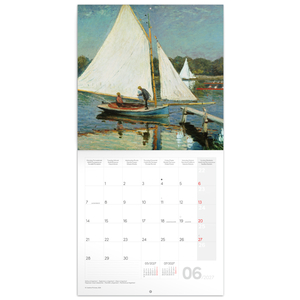 Fotografie k reklamnímu předmětu „NOTIQUE Poznámkový kalendář Claude Monet 2027, 30 x 30 cm“