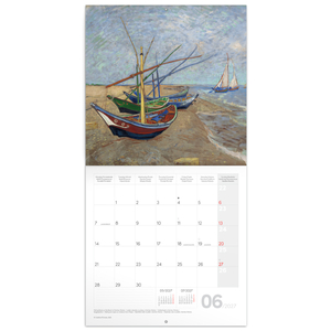 Fotografie k reklamnímu předmětu „NOTIQUE Poznámkový kalendář Vincent van Gogh 2027, 30 x 30 cm“