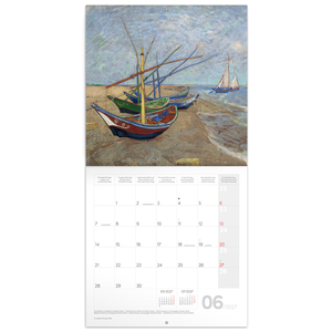 Fotografie k reklamnímu předmětu „NOTIQUE Grid calendar Vincent van Gogh 2027, 30 x 30 cm“