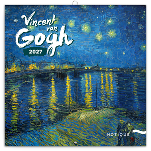 Fotografie reklamního předmětu „NOTIQUE Grid calendar Vincent van Gogh 2027, 30 x 30 cm“