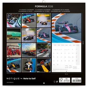 Fotografie k reklamnímu předmětu „NOTIQUE Grid calendar Formula 2027, 30 x 30 cm“