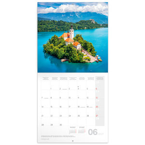 Fotografie k reklamnímu předmětu „NOTIQUE Grid calendar Alps 2027, 30 x 30 cm“