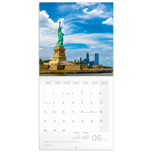 Fotografie k reklamnímu předmětu „NOTIQUE Grid calendar New York 2027, 30 x 30 cm“