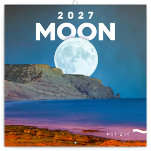 Fotografie reklamního předmětu „NOTIQUE Grid calendar The Moon 2027, 30 x 30 cm“
