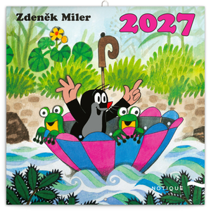Fotografie reklamního předmětu „NOTIQUE Poznámkový kalendář Krteček 2027, 30 x 30 cm“