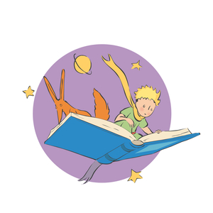 Fotografie k reklamnímu předmětu „NOTIQUE Poznámkový kalendář Malý princ 2027, PLASTIC FREE, 30 x 30 cm“