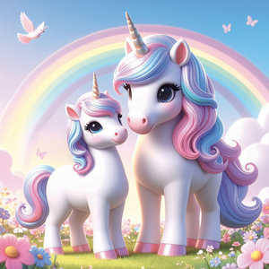 Fotografie k reklamnímu předmětu „NOTIQUE Grid calendar Happy Unicorns 2027, 30 x 30 cm“