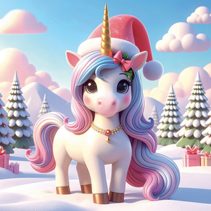 Fotografie k reklamnímu předmětu „NOTIQUE Grid calendar Happy Unicorns 2027, 30 x 30 cm“