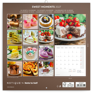 Fotografie k reklamnímu předmětu „NOTIQUE Grid calendar Sweet Moments 2027, 30 x 30 cm“