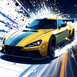 Fotografie k reklamnímu předmětu „NOTIQUE Grid calendar Fast Cars 2027, 30 x 30 cm“