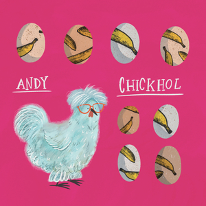 Fotografie k reklamnímu předmětu „NOTIQUE Grid calendar Chicken Artists 2027, 30 x 30 cm“